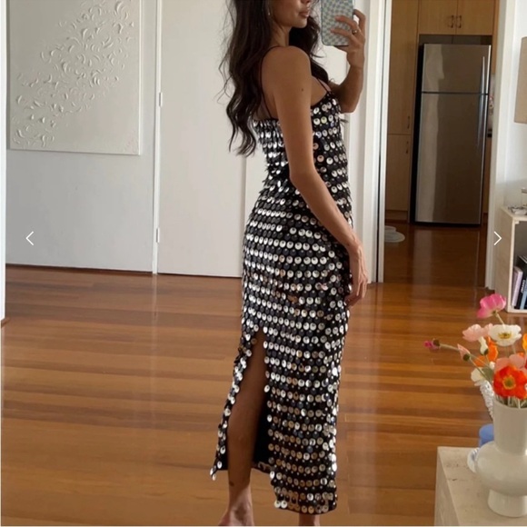 Glamorous Strapless Sequin Dress - Picture 2 of 4